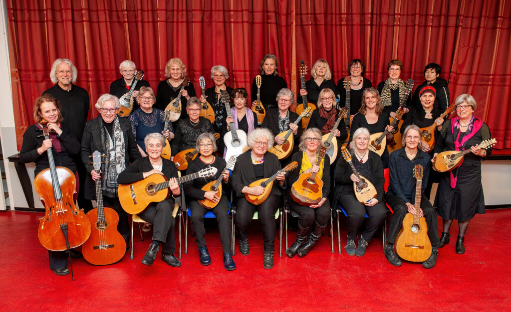 De leden van het orkest